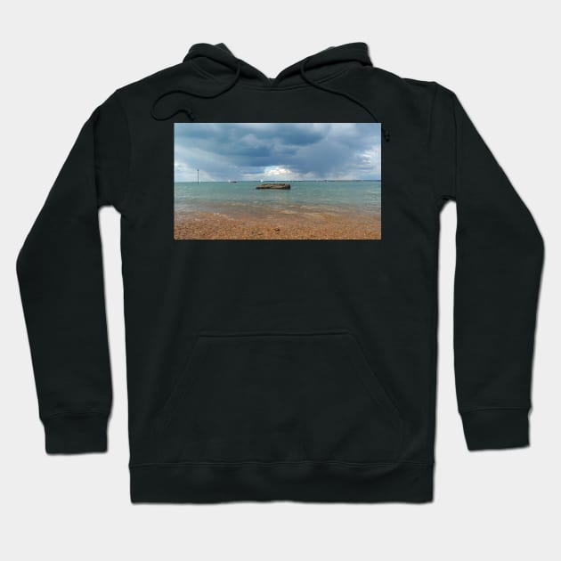 Horizon at Colwell Bay Isle of Wight Hoodie by fantastic-designs